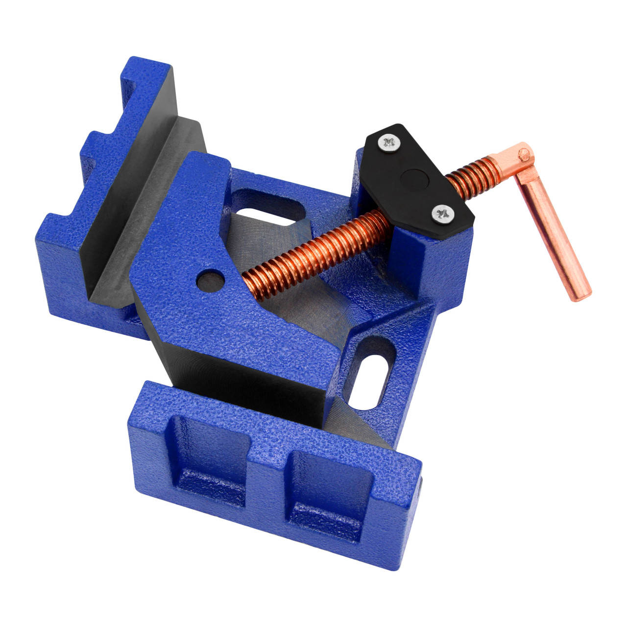 

Тиски станочные угловые неповоротные для сварки WRV100/60 (NR-CS) омедненный винт