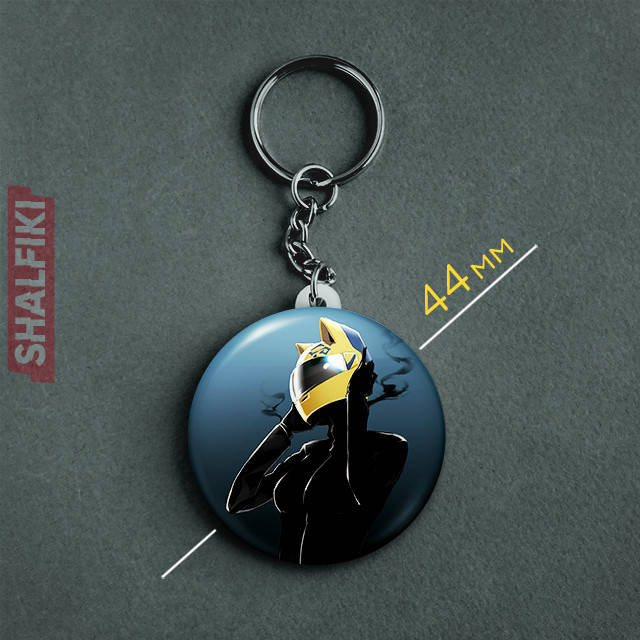 

"Селти Стурлусон (Дюрарара / Durarara)" брелок круглый Ø44 мм, Разные цвета