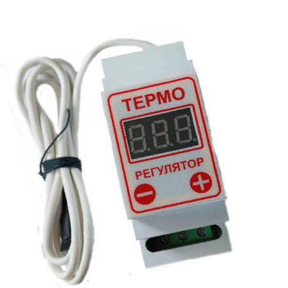 

Терморегулятор цифровой для обогрева Цтрд-2ч на 2 кВт на din-рейку