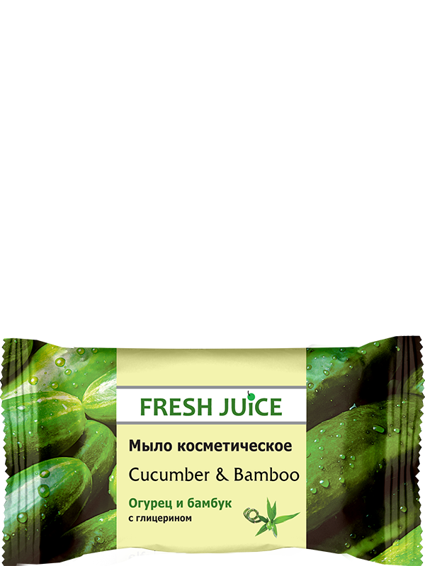 

Мыло косметическое Cucumber&Bamboo 75г Fresh Juice