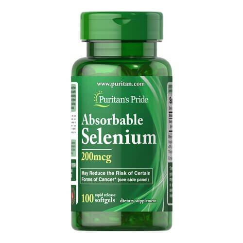 

Puritan's Pride Absorbable Selenium 200 mcg 100 капс
