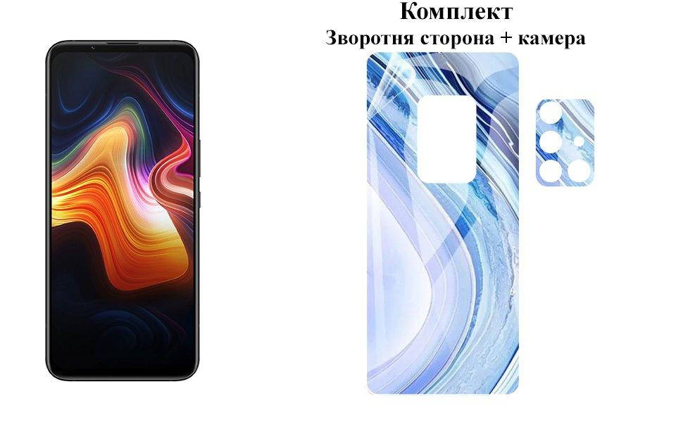 

Защитная пленка ARMOR 3D для ZTE Nubia Play 5G на заднюю сторону + камеру, Прозрачный
