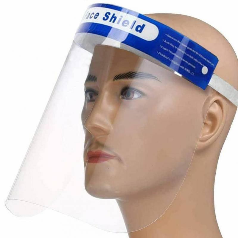 

Защитный экран-щиток для лица пластиковый Face Shield, 1 шт.