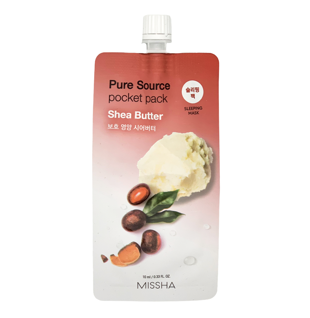 

Питательная ночная маска с маслом ши Missha Pure Source Pocket Pack Shea Butter