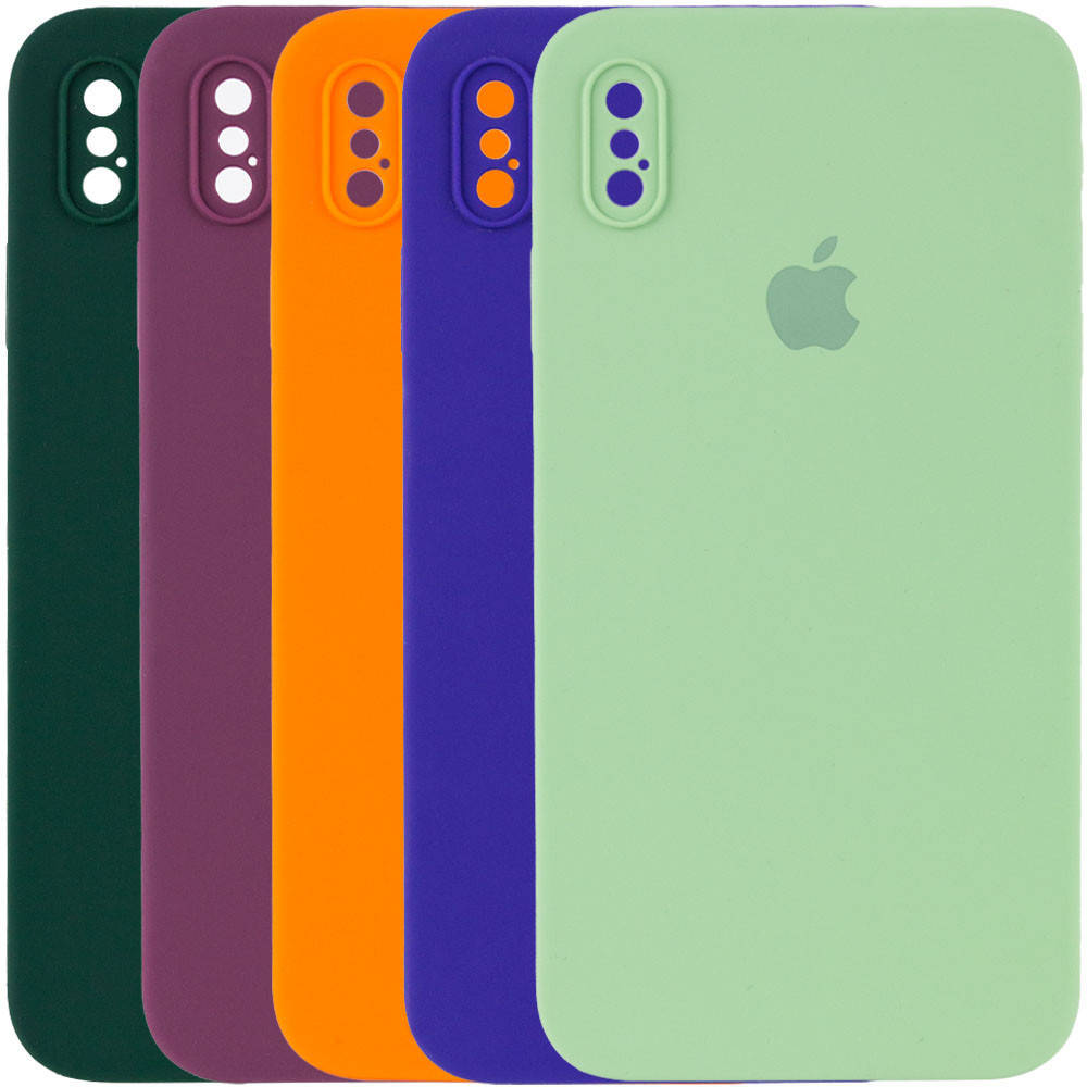 

Чехол Silicone Case Square Full Camera Protective (AA) для Apple iPhone XS Max (6.5")