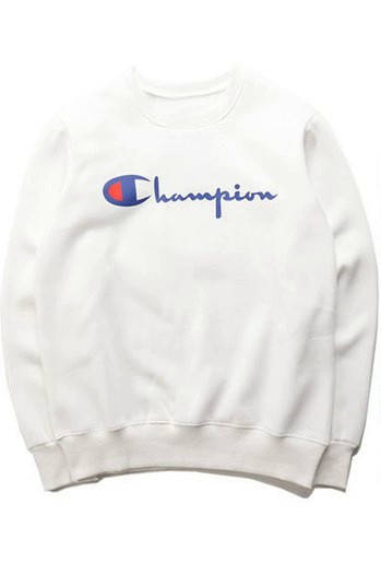 

Белый свитшот Champion Logo 2021, унисекс (мужской, женский, детский)