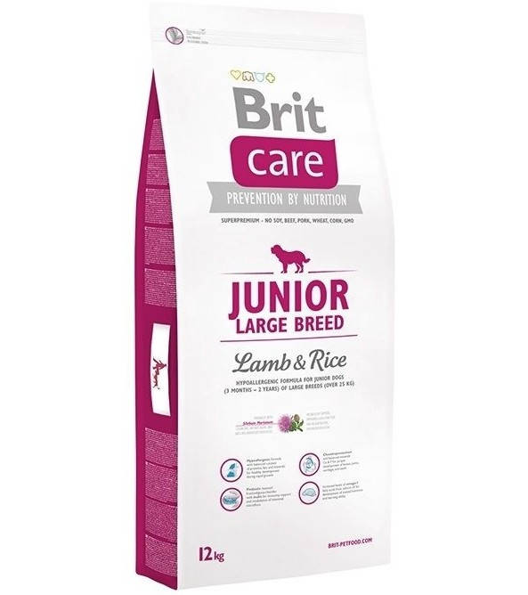 

Корм для собак Brit Care Junior Large Breed Lamb & Rice для щенков больших пород