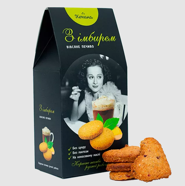 

Натуральное печенье КОХАНА Овсяное с имбирем 150 г