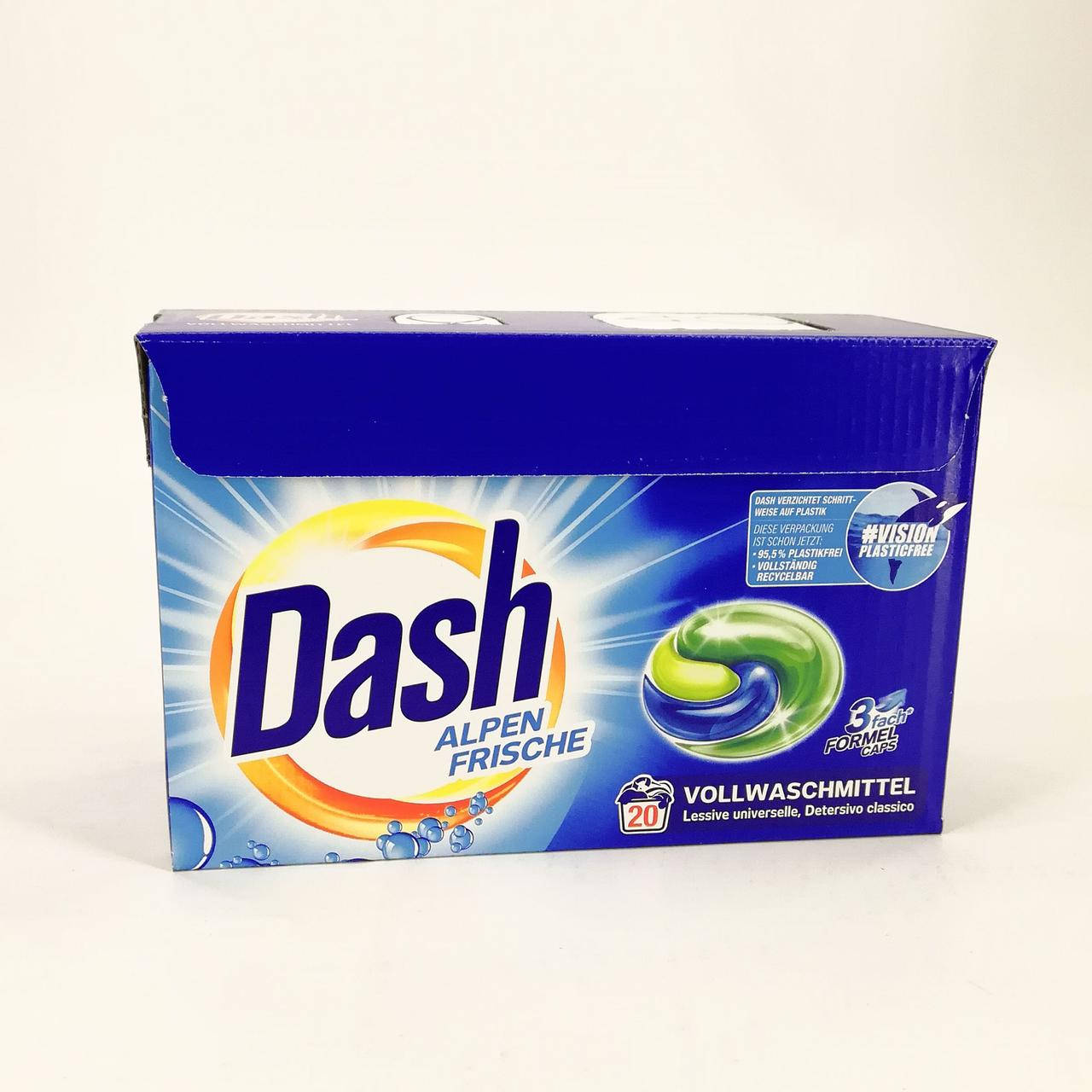 

Капсулы для стирки Dash Alpen Frische
