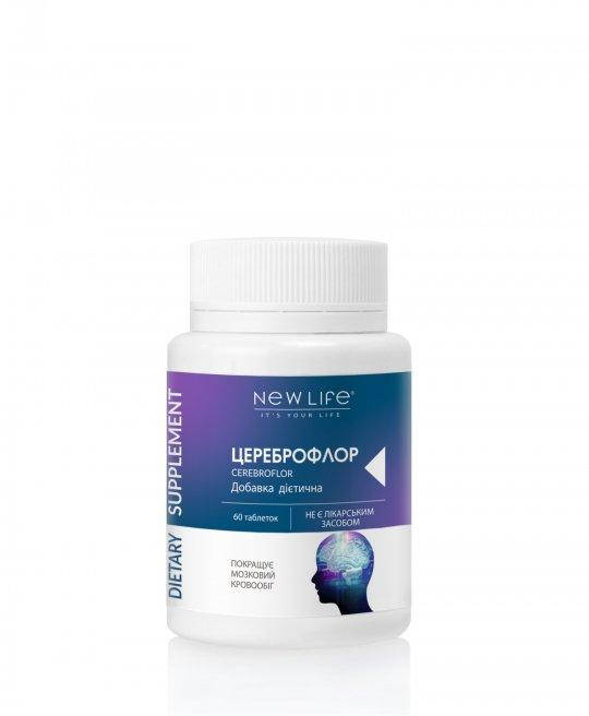 

Диетическая добавка NewLife Cerebroflor Цереброфлор 60 шт