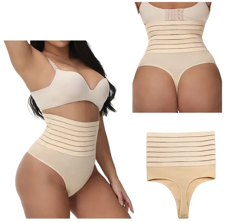 

Утягивающие трусы стринги сильной фиксации XL
