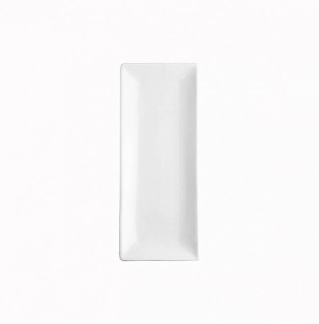 

Тарелка прямоугольная фарфоровая 10″ HLS Extra white 245х120 мм. (W0170), Белый