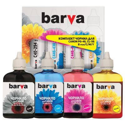 

Чернила Barva Canon PG-46 + CL-56 B/C/M/Y (4x90 г) SET (CPG46-090-MP)