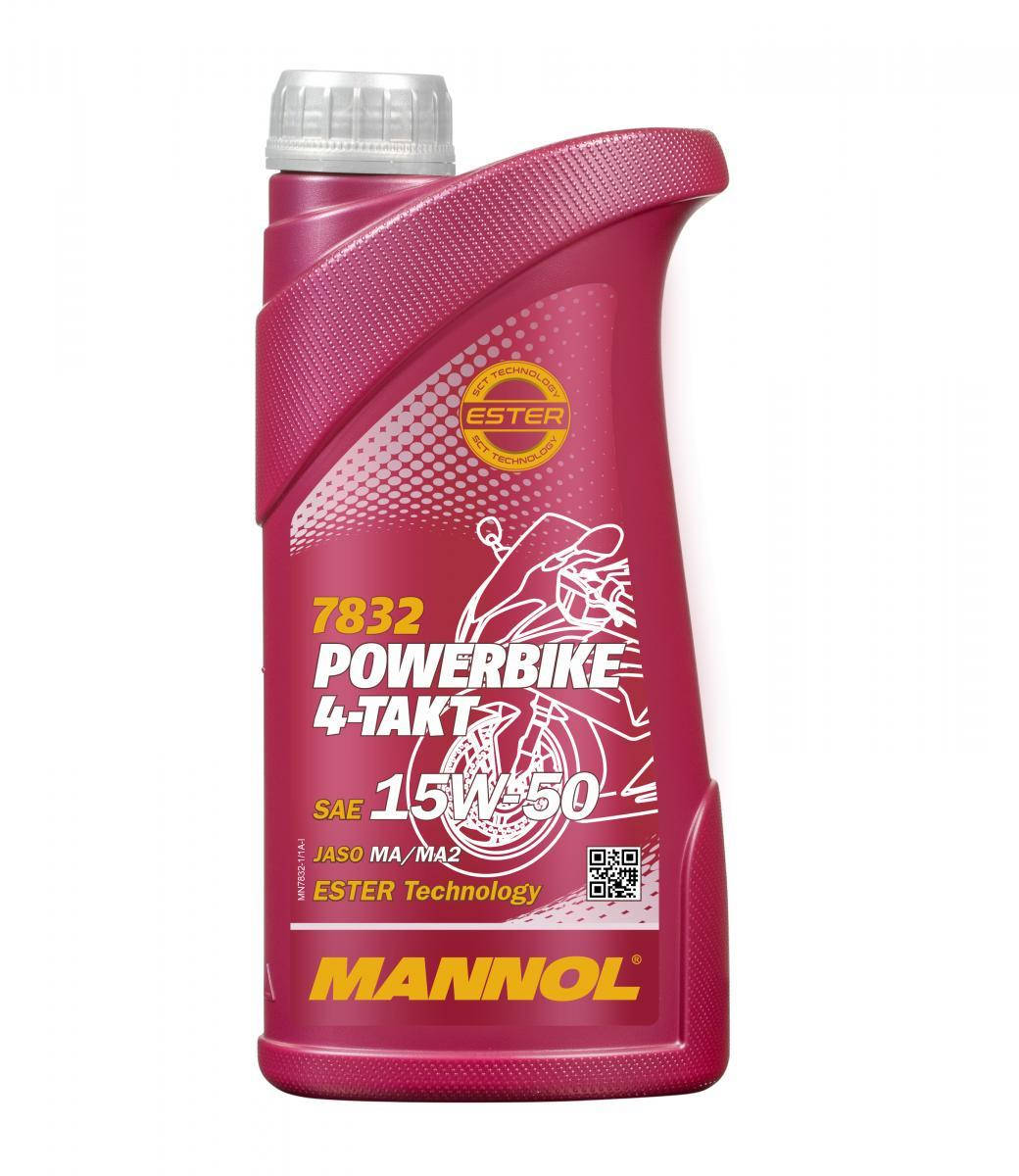 

MANNOL МАСЛО ДВИГАТЕЛЬНОЕ 4T MOTORBIKE 15W50 1L ЭСТЕР + MA2 ПОЛУСИНТЕТИКА (7832) (12)/MN7832-1