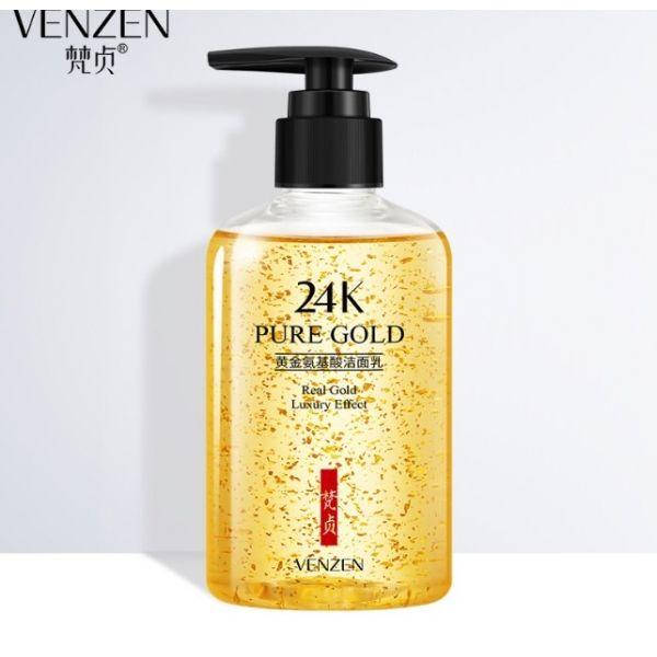 

Гель для умывания Venzen 24 K Pure Gold с с коллоидным золотом 24К 200 гр