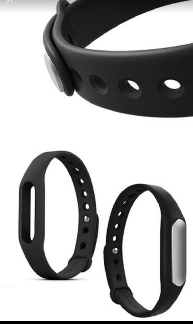 

Ремешок Mi Band 1 mi band 1s чёрный с металлической застёжкой