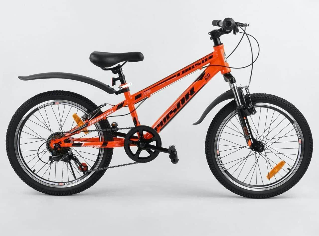 

Спортивный велосипед Corso Pulsar на 20 дюймов Shinemax 7 скоростей красный