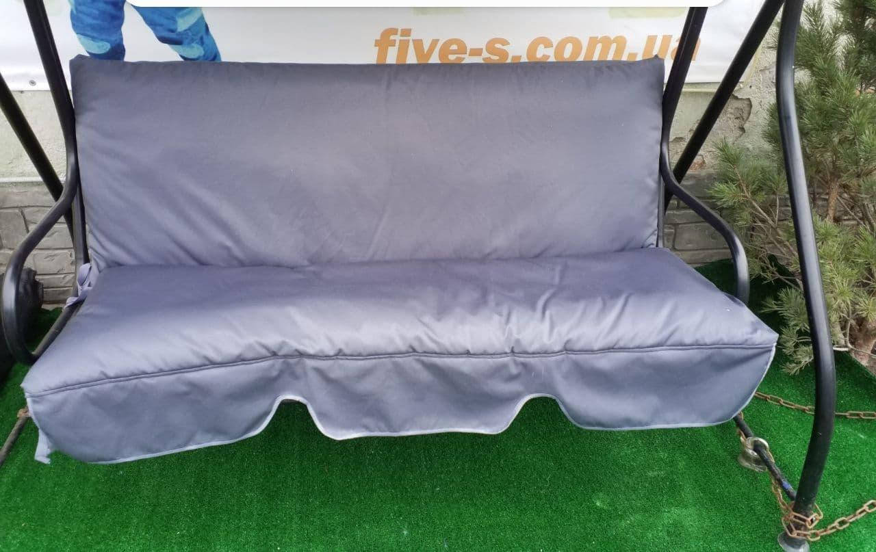 

131*50*50-Мягкие матрасы для садовой качели (серый)