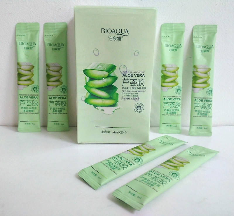 

Маска для лица увлажняющая Bioaqua Aloe Vera с алое вера в стиках 4 мл