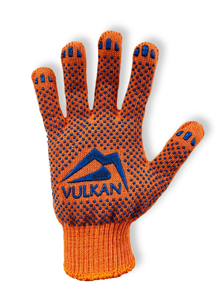 

Перчатки рабочие Vulkan 8512, оранжевые, ПВХ точки (XL), Оранжевый