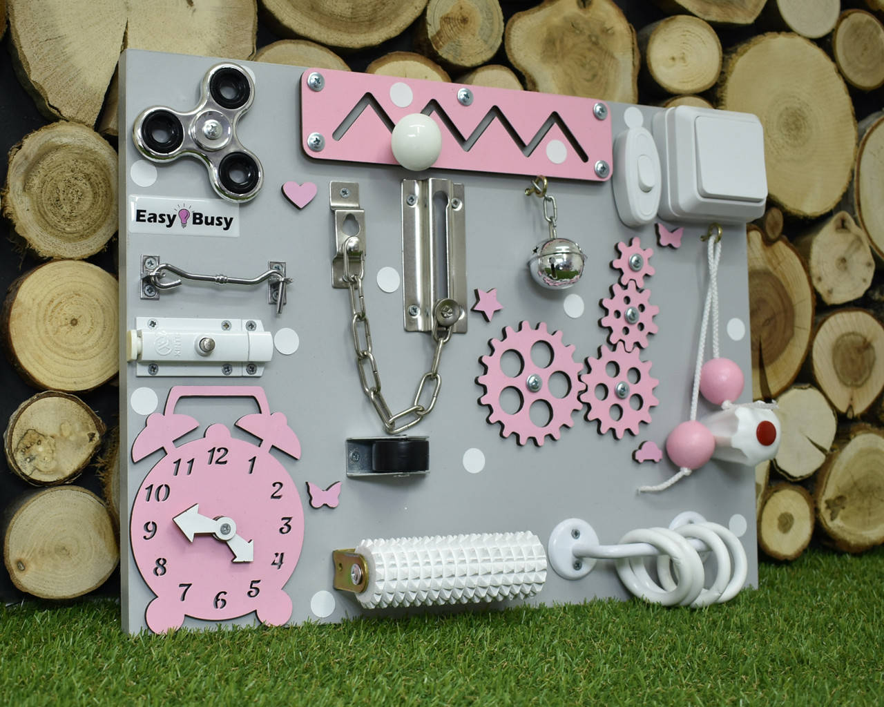 

Бизиборд "Компакт" 30х40 см бізіборд busyboard розовый