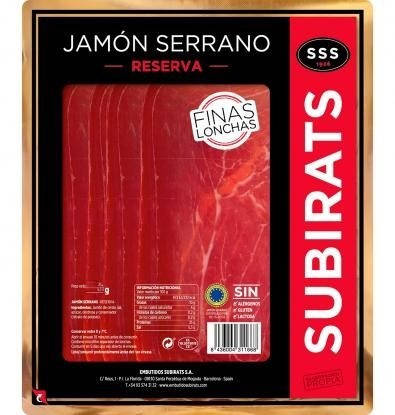 

Нарізка хамона SSS Subirats Jamon Serrano Без Глютена 500 г.