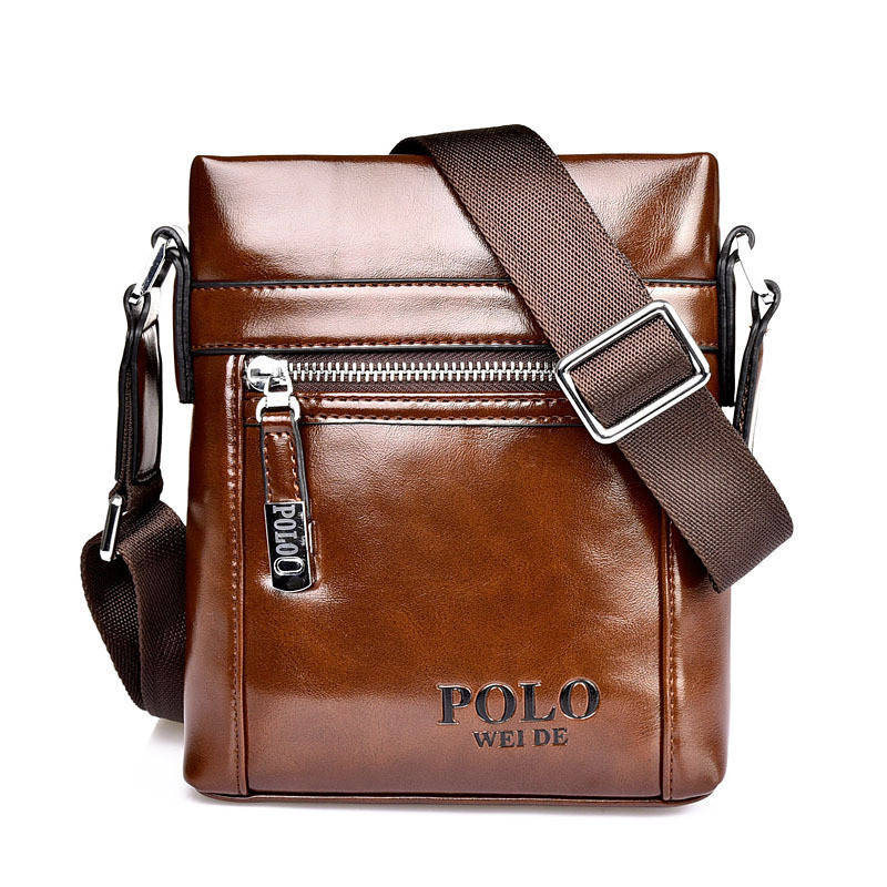 

Сумка мужская Polo Ding dark brown, Коричневый