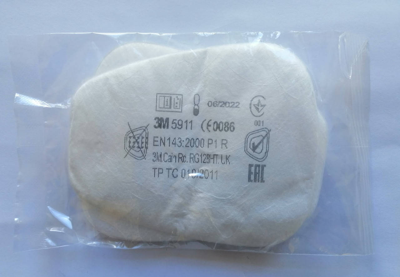

Противогазовые фильтры 3М 5911 P1 (2шт.) к полумаске 7502