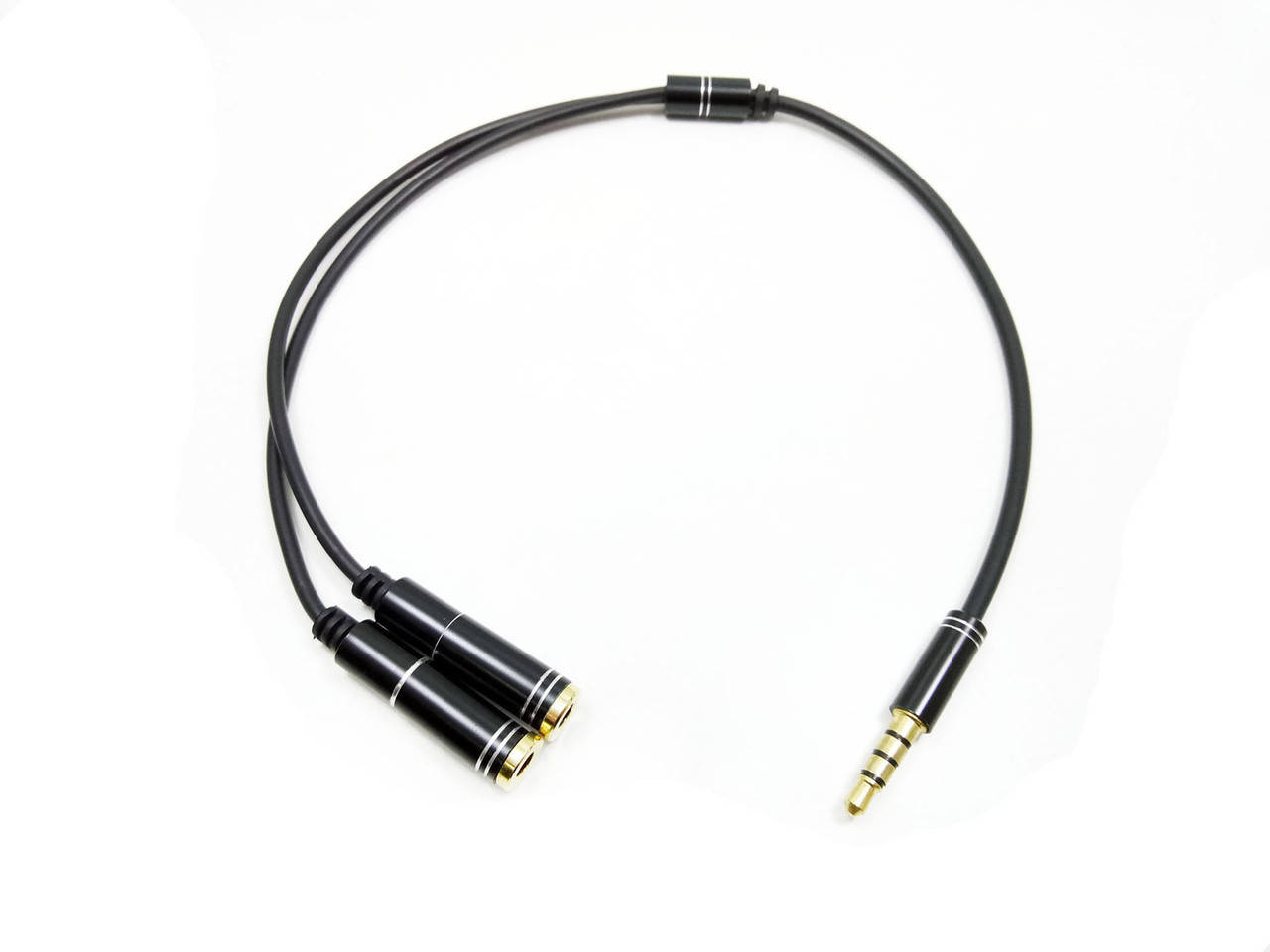 

Разветвитель подключение двух наушников SONGFUL, Черный