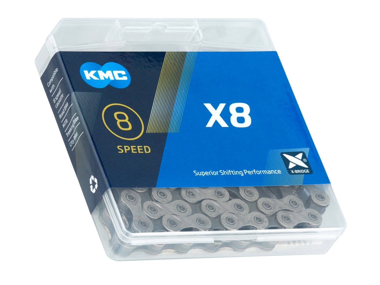 

Цепь KMC X8.93 silver/grey (8 скоростей)
