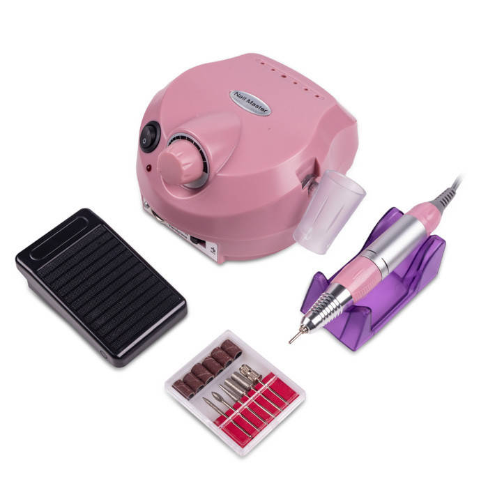 

Фрезер для маникюра BUCOS ZS-601 PRO 45W 35000 об + 6 фрез, розовый