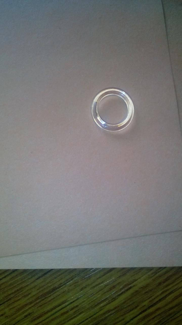 

Кольцо для римской шторы 8*12 прозрачное