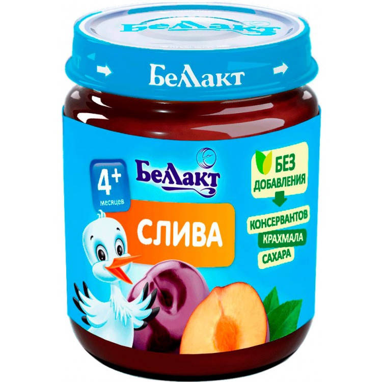 

Пюре Беллакт из Слив от 4 месяцев 100 гр