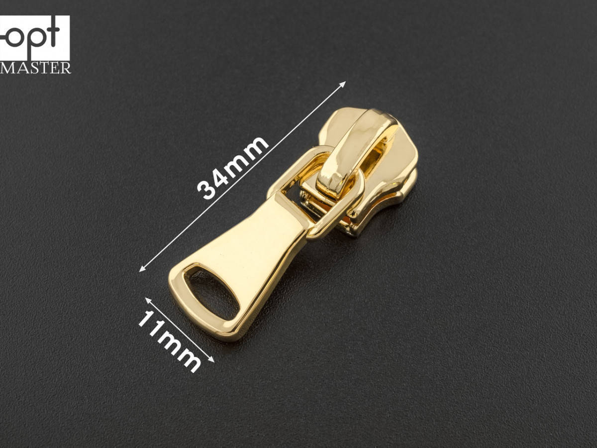 

Бегунок №5 на металлическую молнию (ZIPS-1221) Золото