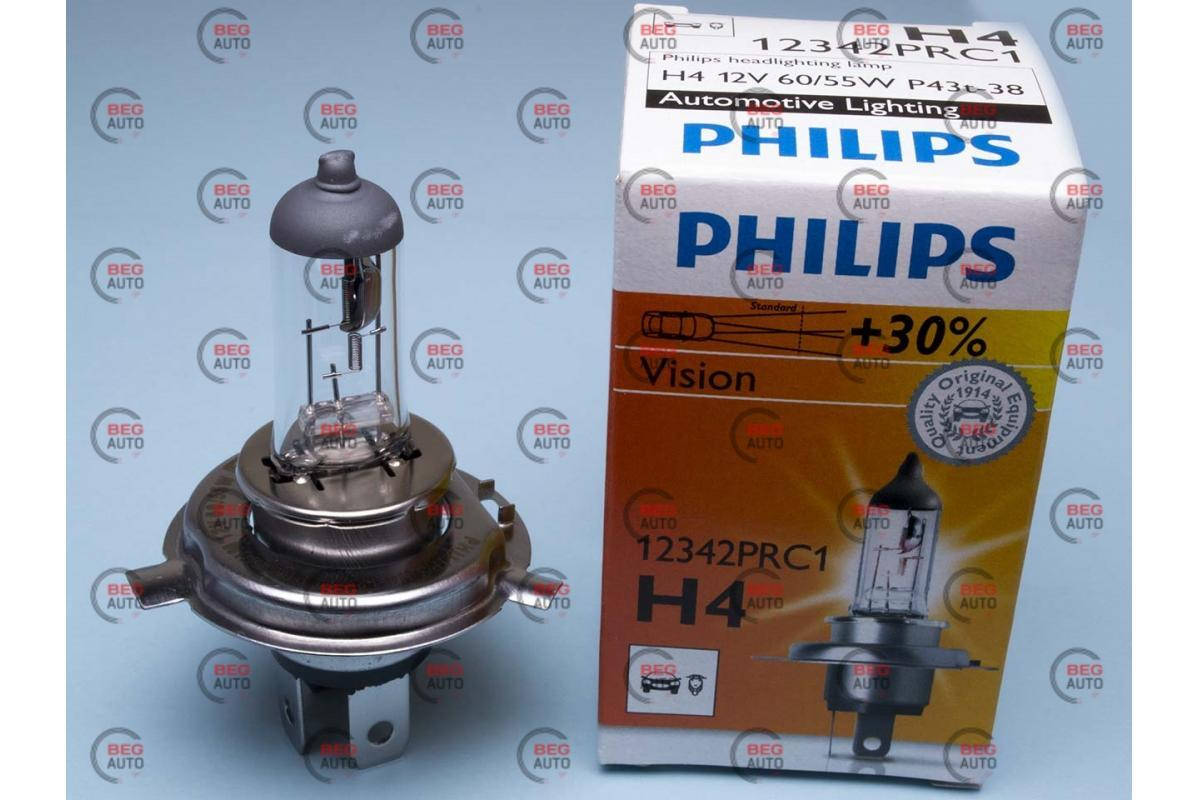 

Лампа Н4 12V 60/55 (43) PHILIPS Premium+30%