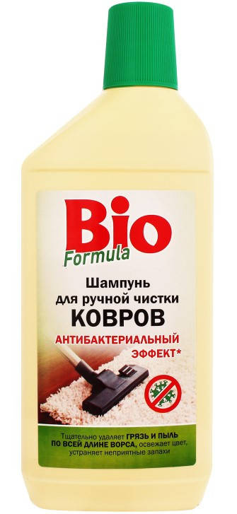 

Шампунь Bio Formula Для ручной чистки ковров 500 мл