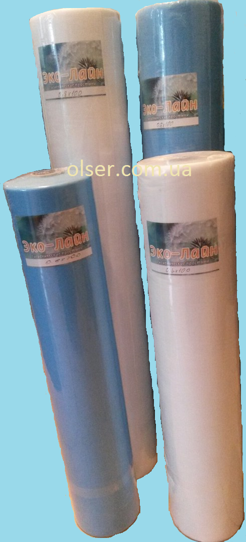 

Одноразовая простынь Эко-Лайн 0,6*100 м. Голубой