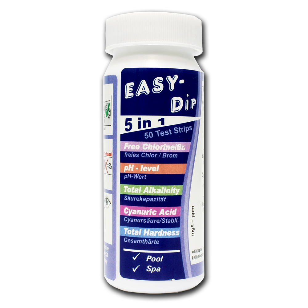 

Тестер Easy-Dip pH/Cl/Br/Щелочность/Жесткость/Циануровая кислота TSL700