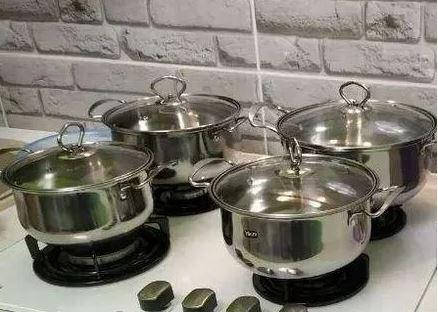 

Набір кухонних каструль Grandhoff GR-3558 з нержавіючої сталі