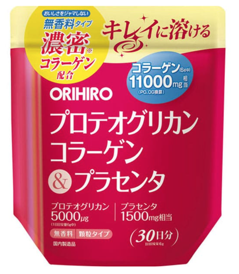 

Коллаген плотный с плацентой и протеогликаном ORIHIRO Collagen (180 гр)