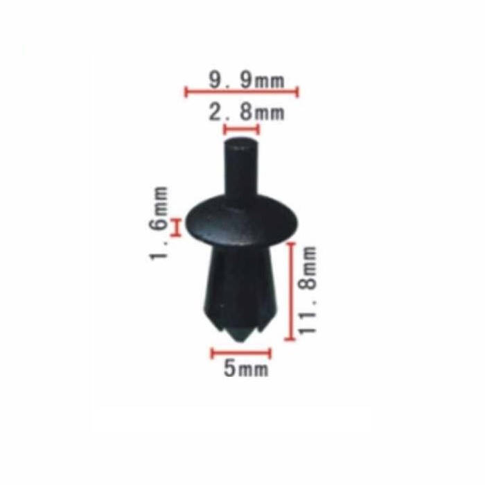 

Клипса заклепка распорная BMW 3 E36 51161881149 51 16 1 881 149