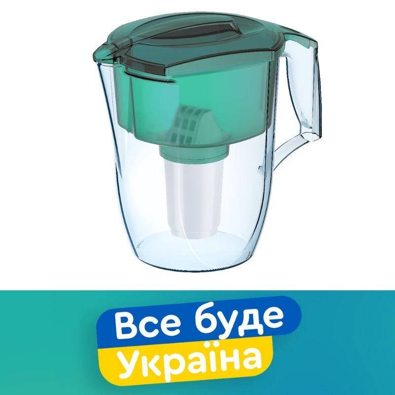 

Аквафор Океан с картриджем / Фильтр-кувшин для очистки воды. Цвет: Зеленый. 1 шт.
