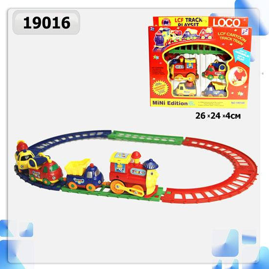 

Поїзд на батарейках залізниця дитячий поїзд в коробці 19016B