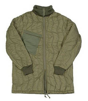 

Подстёжка под парку Бундесвер (оригинал). Unterziehjacke (Parka) orig. Bw oliv.