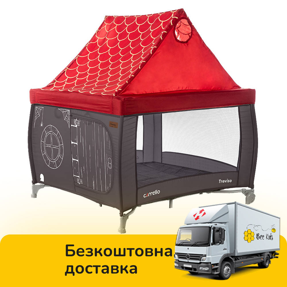 

Детский игровой манеж Домик CARRELLO Treviso CRL-11603 Magnet Grey Серый