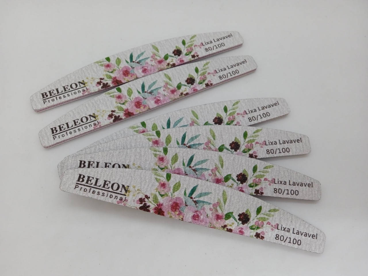 

Пилка для ногтей BELEON 80/100 (цветные)