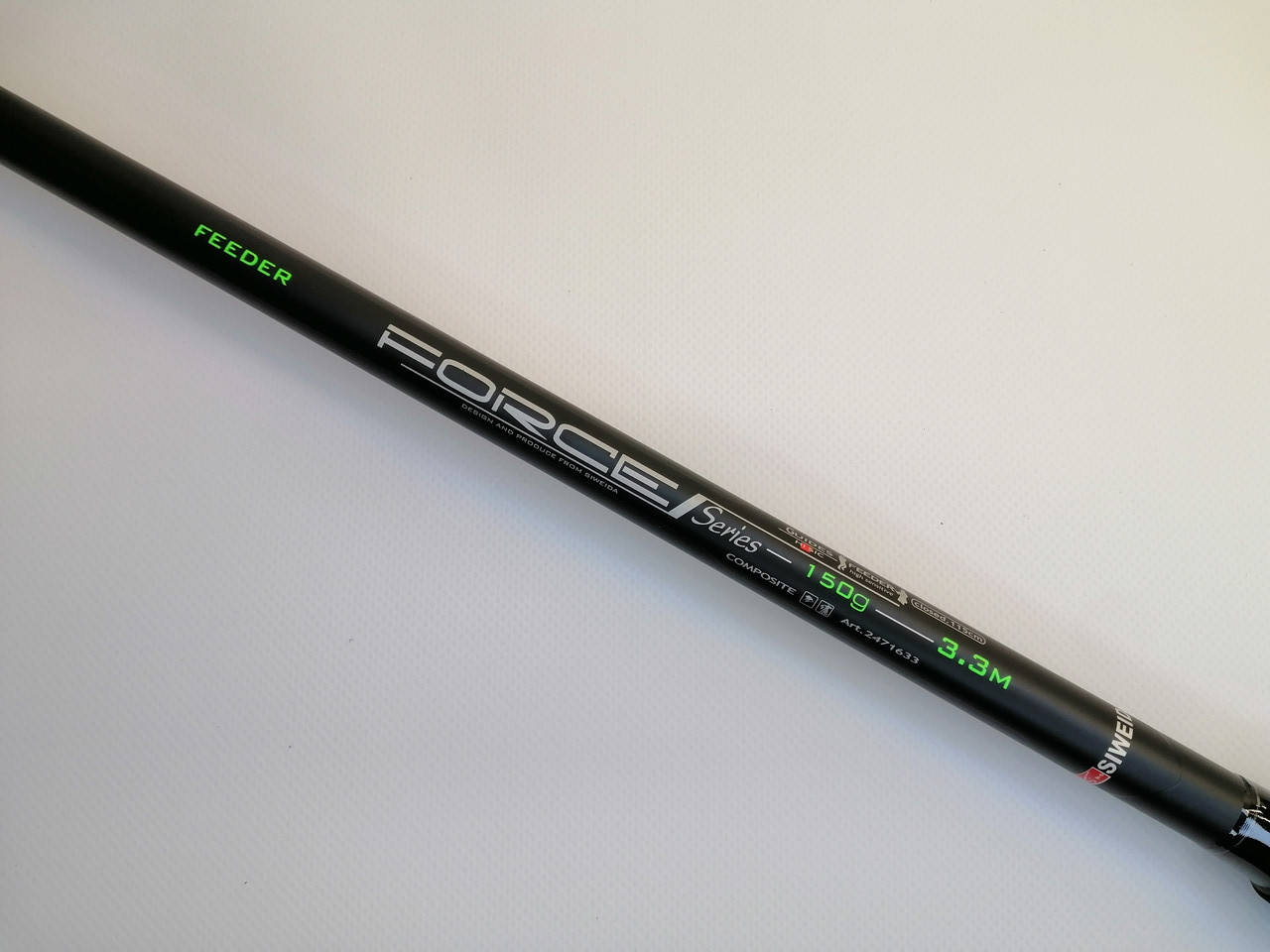 

Фидерное удилище Siweida Force Feeder 3.3m 3+2, 150g, Черный