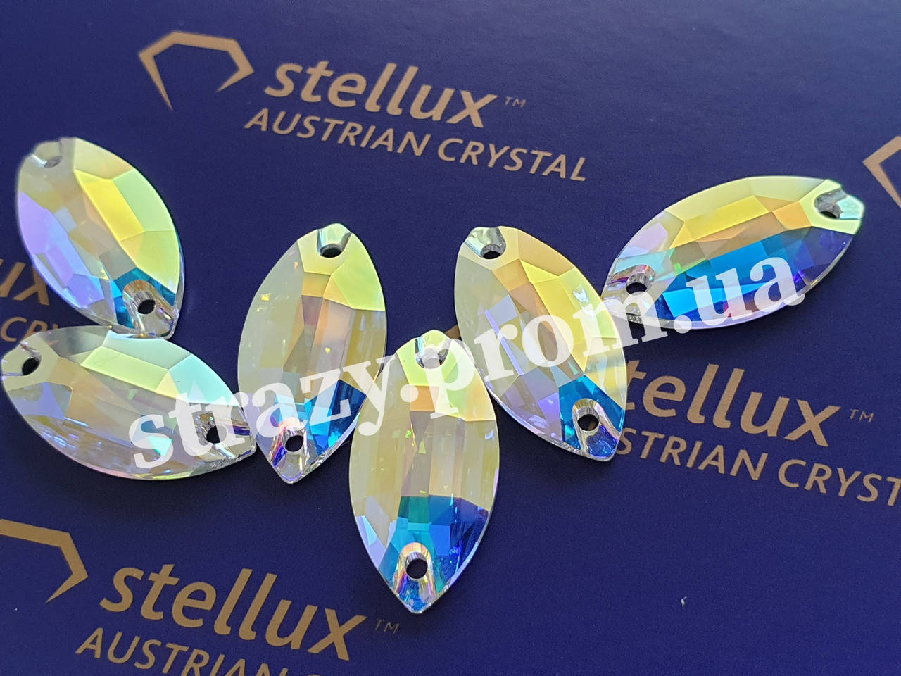 

Stellux Маркиз 6*12мм. Crystal AB