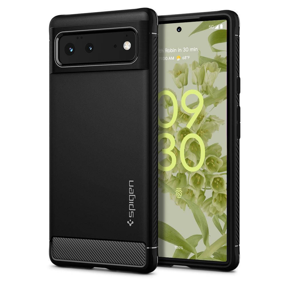 

Чехол Spigen Rugged Armor для Google Pixel 6 Matte Black (ACS03437), Черный