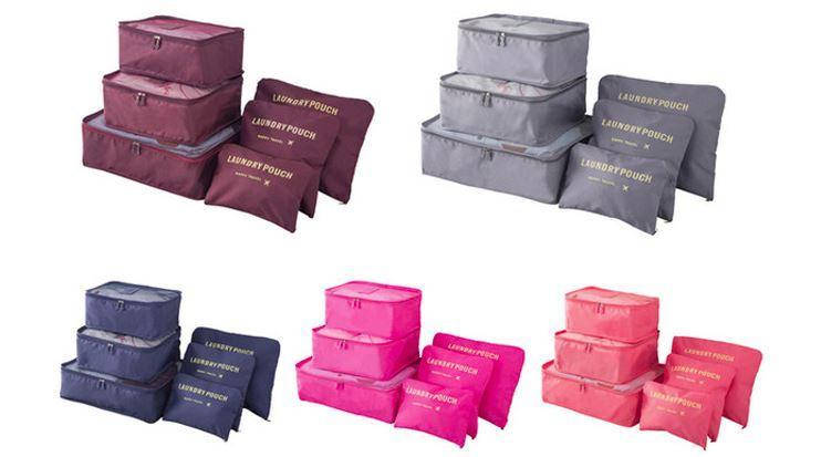 

Набір дорожніх органайзерів Laundry Pouch Travel, Разные цвета